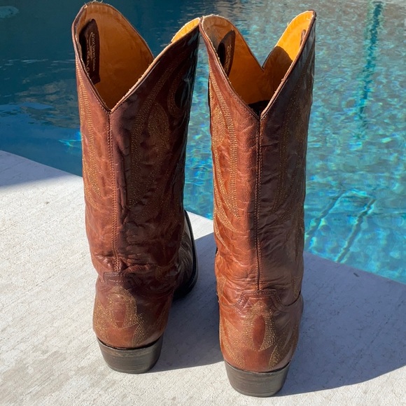 Old Gringo Gold Shimmer Boots Size 9 - Picture 4 of 14